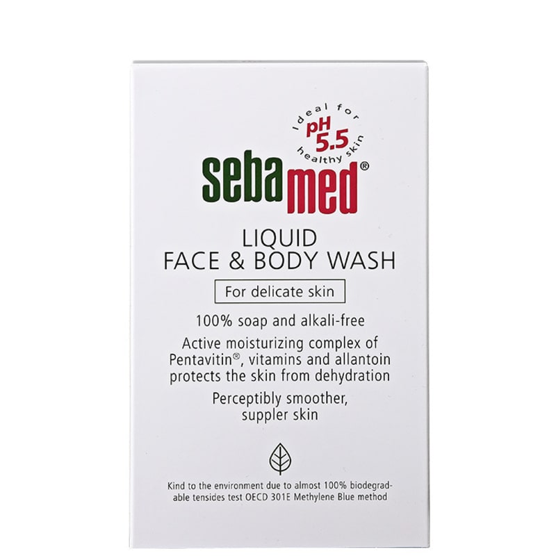 Sebamed Liquid Face & Body Wash - Sabonete Líquido Facial 200ml