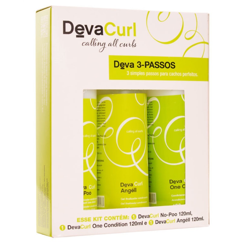 Deva Curl 3-Passos Kit (3 Produtos)