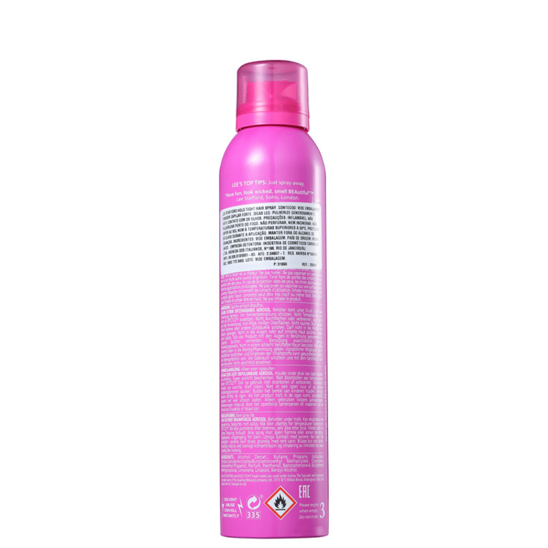 Lee Stafford Hold Tight Hairspray - Spray Fixador 250ml