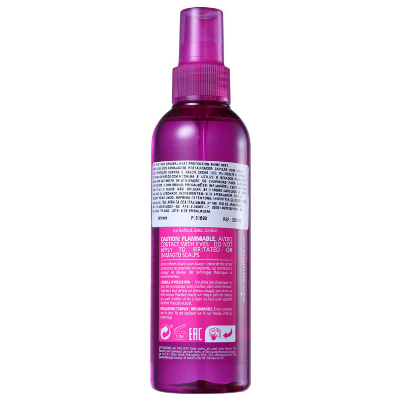 Lee Stafford Poker Straight Flat Iron Protection Shine Mist - Protetor Térmico 200ml