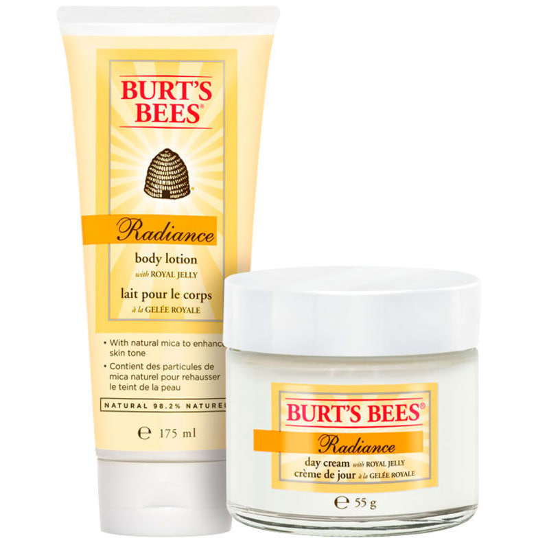 Burt's Bees Radiance Body & Face With Royal Jelly Kit (2 Produtos)