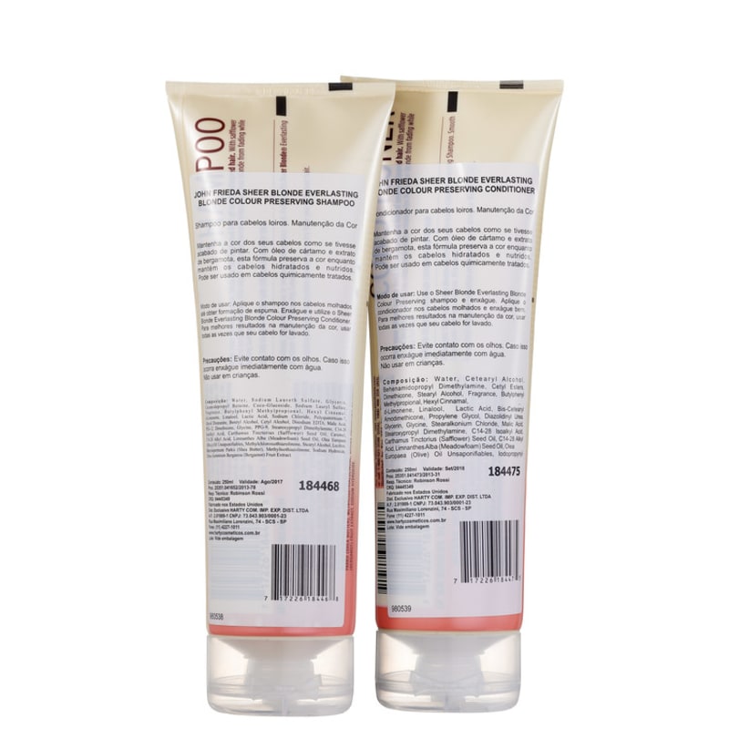 John Frieda Sheer Blonde Everlasting Blonde Colour Preserving Duo Kit (2 Produtos)