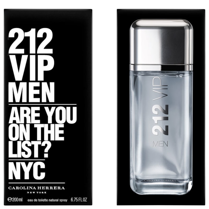 212 VIP Men Carolina Herrera Eau de Toilette - Perfume Masculino 200ml