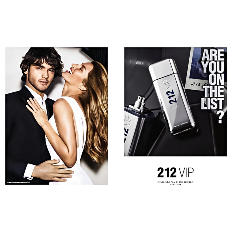 212 VIP Men Carolina Herrera Eau de Toilette - Perfume Masculino 200ml