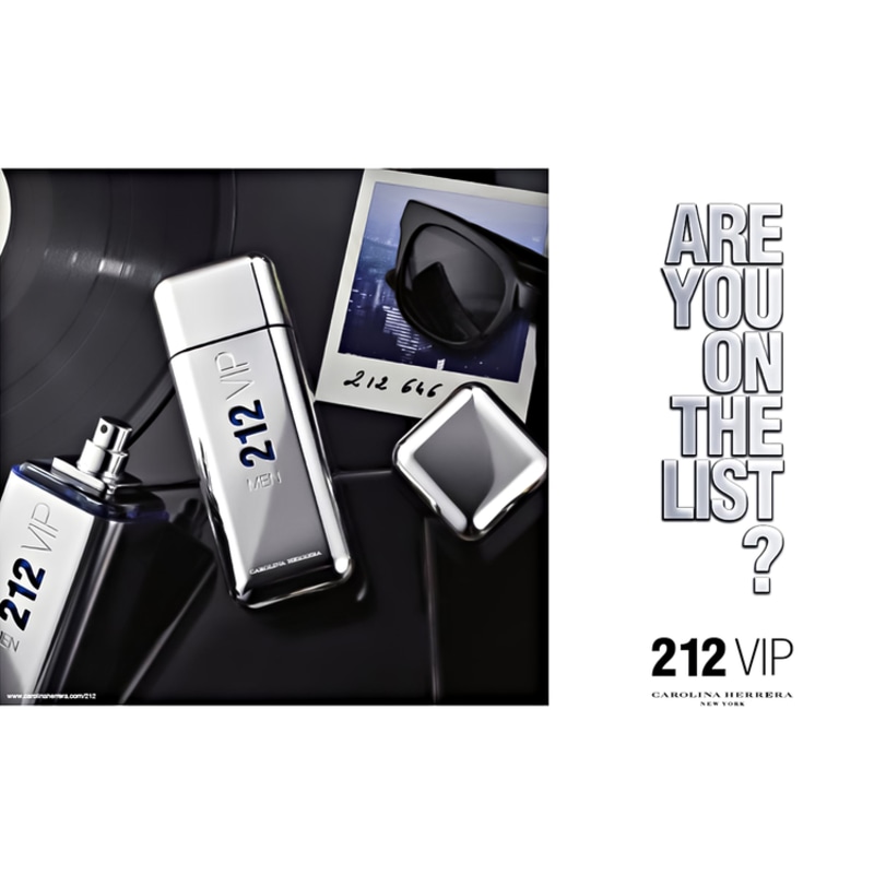 212 VIP Men Carolina Herrera Eau de Toilette - Perfume Masculino 200ml