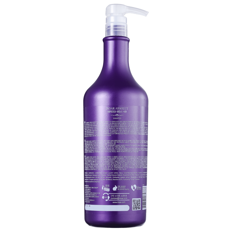 Inoar Absolut Speed Blond - Shampoo 1000ml