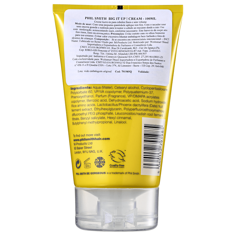 Phil Smith Big It Up Thickening Volume Cream - Leave-In 100ml