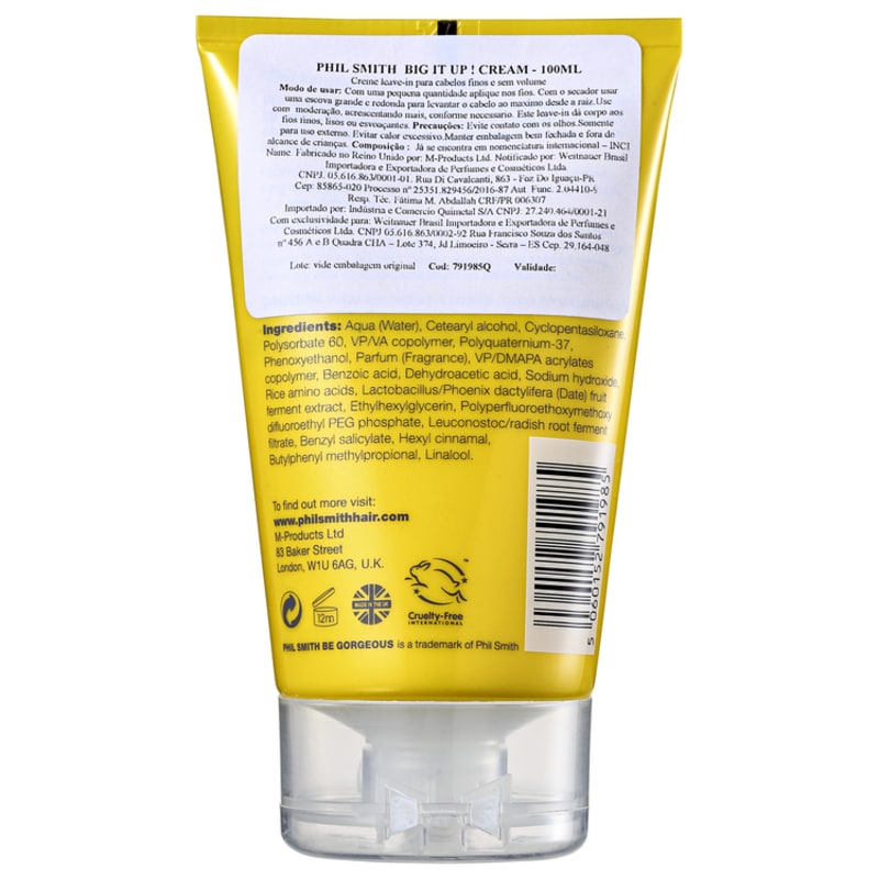 Phil Smith Big It Up Thickening Volume Cream - Leave-In 100ml
