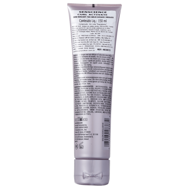Senscience Curl Activating Energizing Crème - Ativador de Cachos 150ml