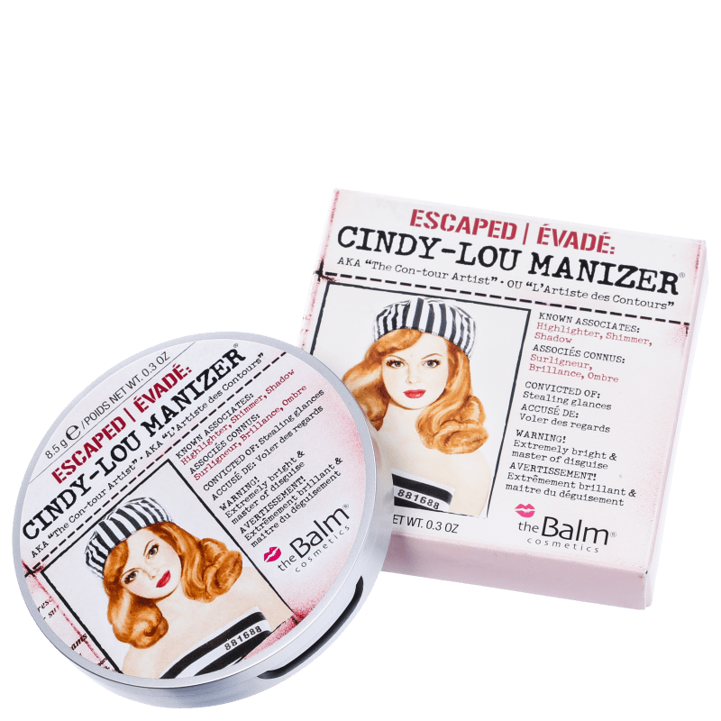 the Balm Cindy-Lou Manizer - Blush, Sombra e Iluminador 8,5g