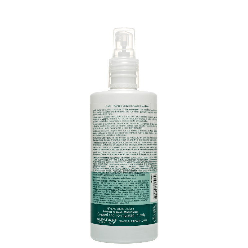 Yellow Curly Therapy Leave In Curls Humidifier - Umidificador de Cachos 250ml