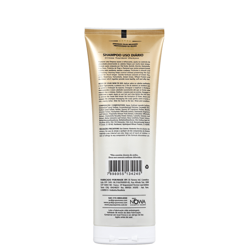 Jacques Janine Professionnel Uso Diário Cabelos Oleosos - Shampoo 240ml