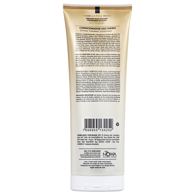 Jacques Janine Professionnel Uso Diário Cabelos Oleosos - Condicionador 240ml