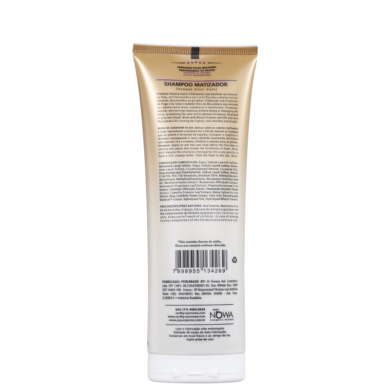 Jacques Janine Professionnel Cabelos Grisalhos - Shampoo Matizador 240ml