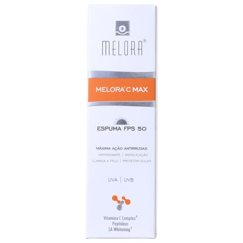 Melora Melora C Max Espuma FPS 50 - Protetor Solar Facial em Espuma 45ml