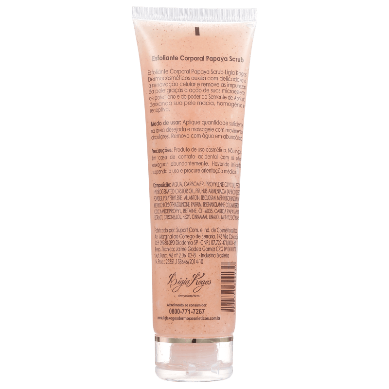 Ligia Kogos Papaya Scrub - Esfoliante Corporal 150g
