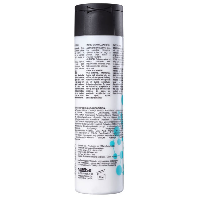 Sweet Hair Cronos Biotechnology Clorophilum Nutrição Corporal - Condicionador 250g