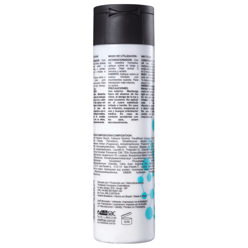 Sweet Hair Cronos Biotechnology Clorophilum Nutrição Corporal - Condicionador 250g