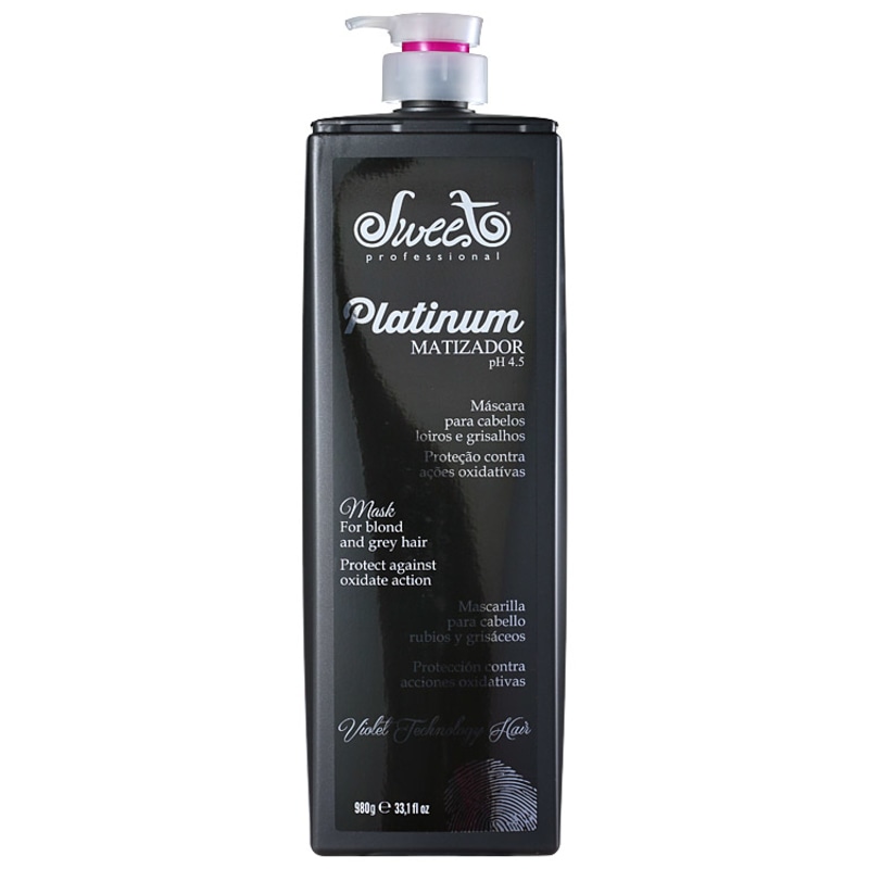 Sweet Hair Merci Platinum - Máscara Matizadora 980g