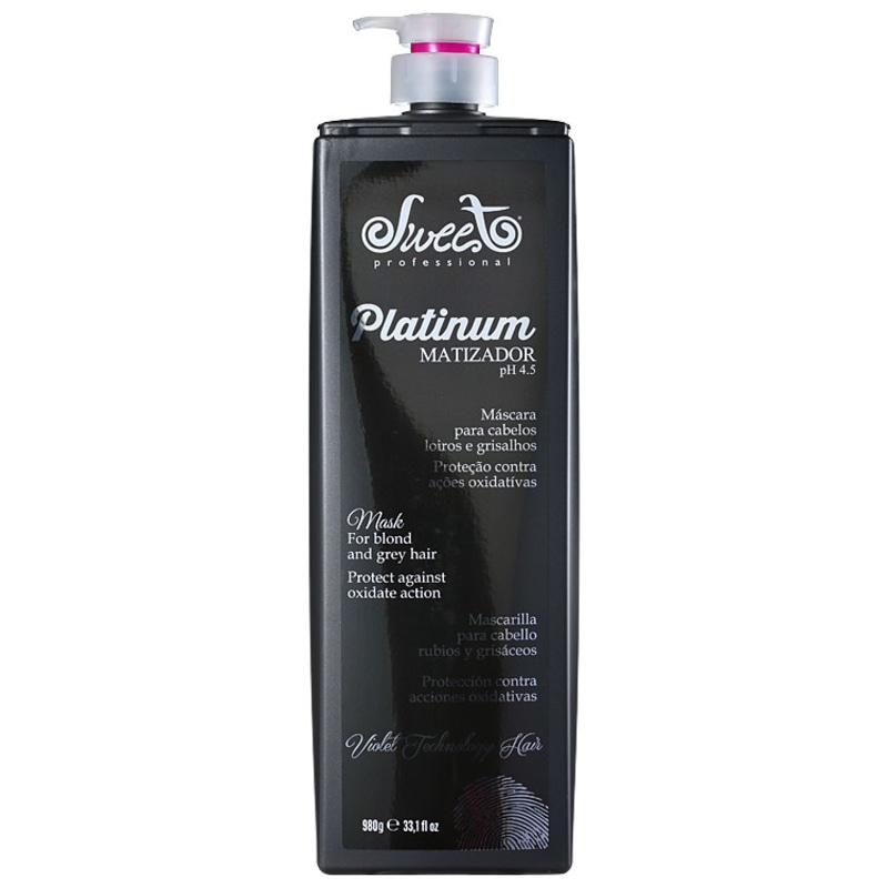 Sweet Hair Merci Platinum - Máscara Matizadora 980g
