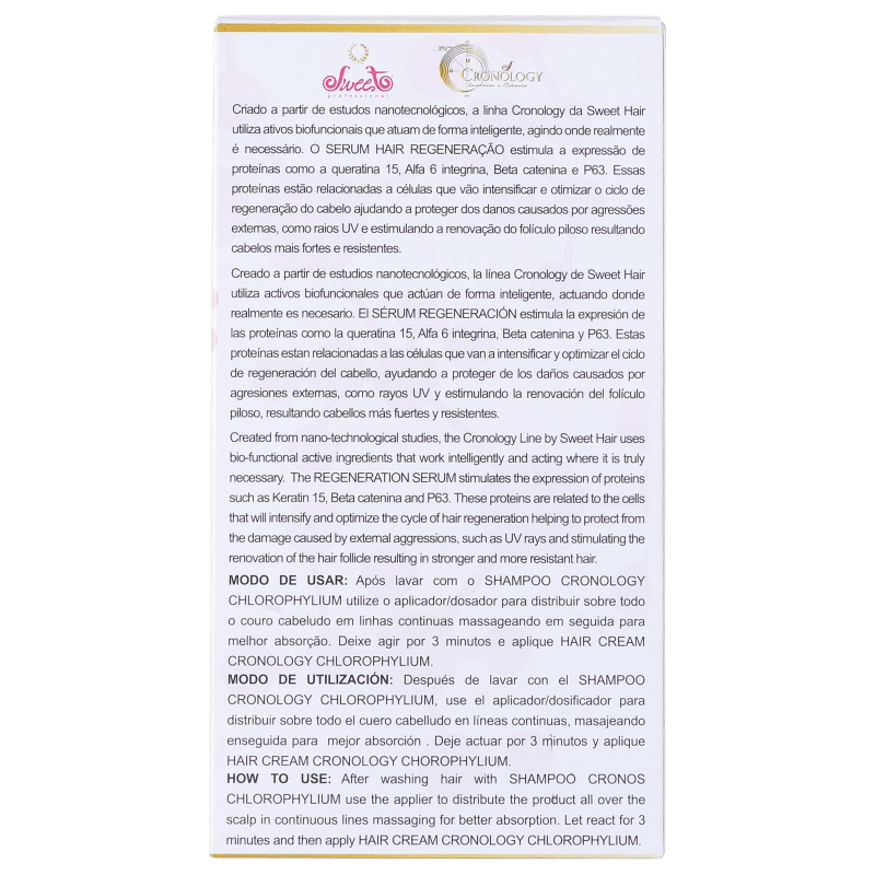Sweet Hair Cronos Regeneração - Sérum 30ml