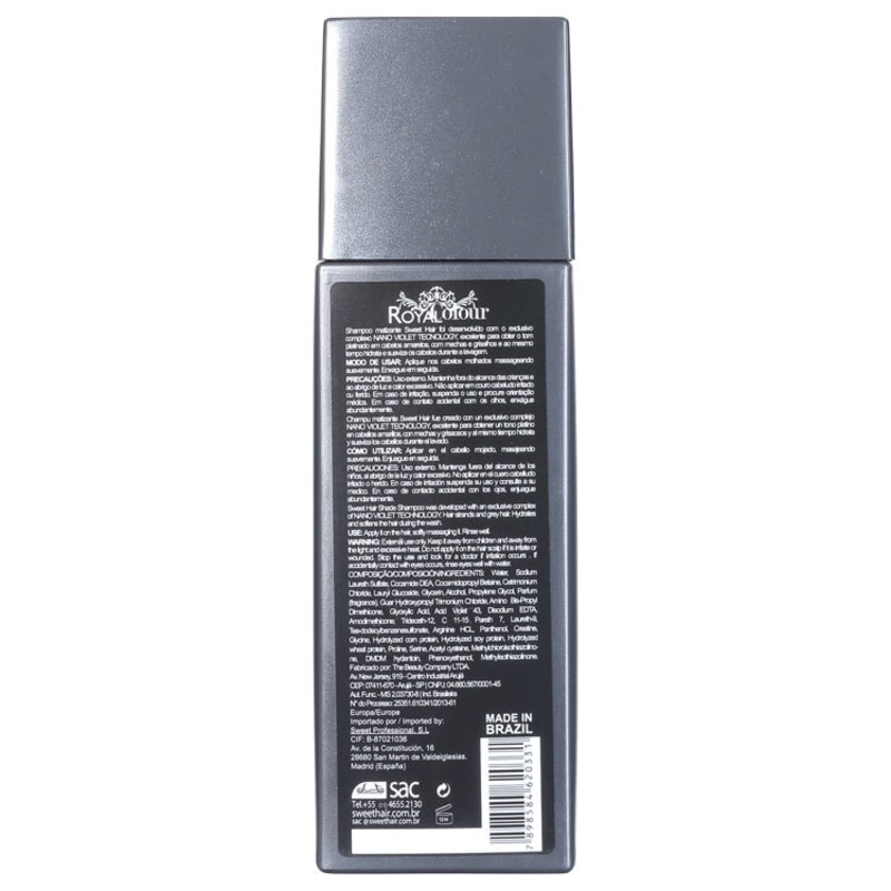 Sweet Hair Kiss Me Platinum Silver - Shampoo Matizador 250ml