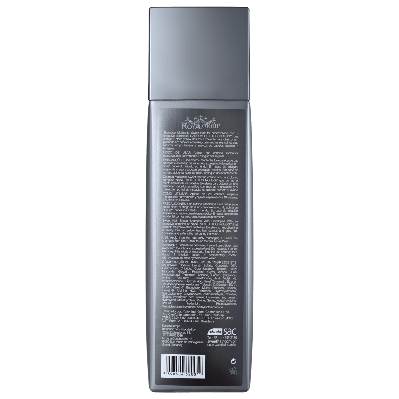 Sweet Hair Merci Platinum - Shampoo Matizador 980g