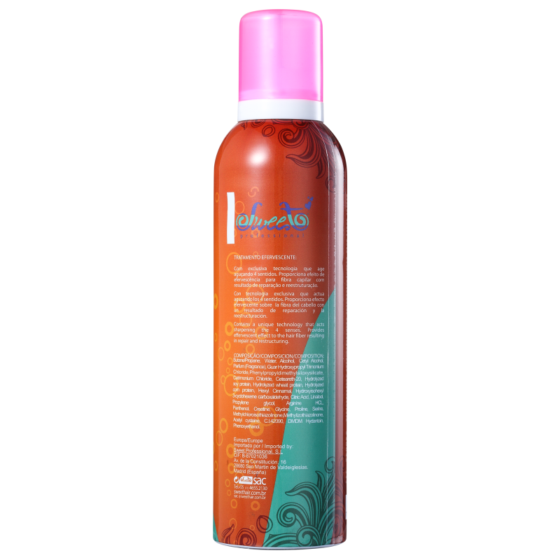 Sweet Hair Corazón de Melón Efervescente Reparação Intensa - Tratamento 260ml