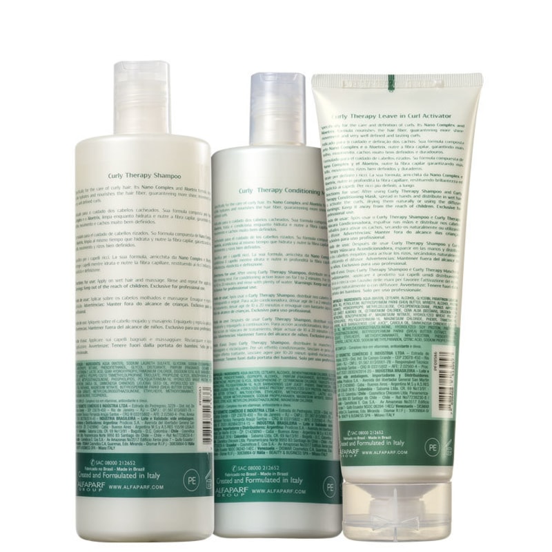 Yellow Curly Therapy Activator Kit (3 Produtos)