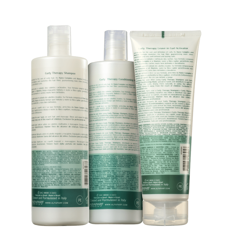 Yellow Curly Therapy Activator Kit (3 Produtos)