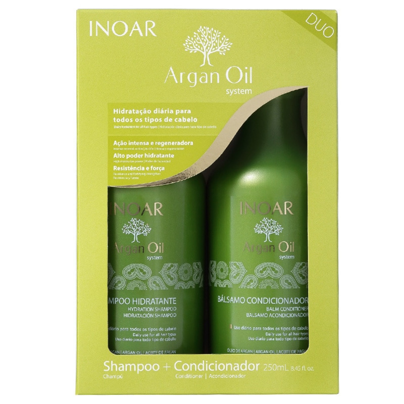 Inoar Argan Oil Hair Kit (2 Produtos)