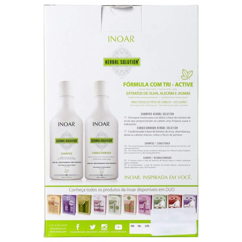 Inoar Herbal Solution Kit (2 Produtos)