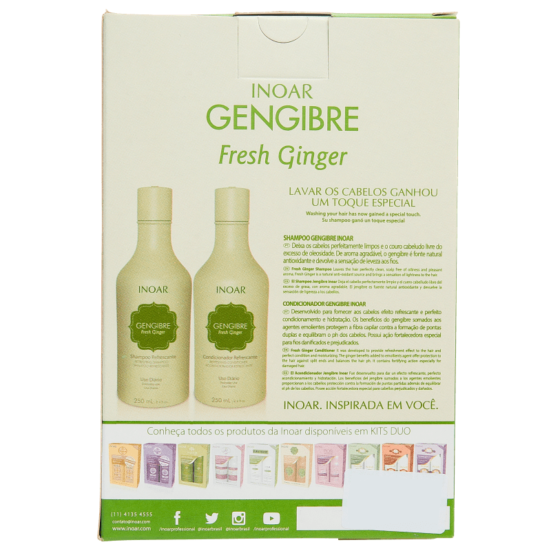 Inoar Gengibre Fresh Ginger Kit (2 Produtos)