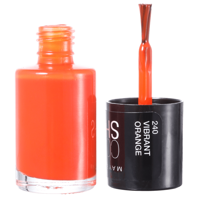 Maybelline Color Show 240 Vibrant Orange - Esmalte Cremoso 10ml