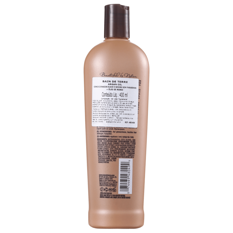 Bain de Terre Argan Oil Sleek & Smooth Conditioner - Condicionador 400ml