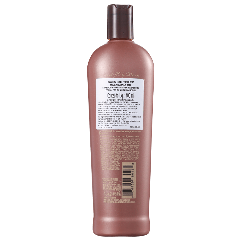 Bain de Terre Macadamia Oil Nourishing - Shampoo 400ml