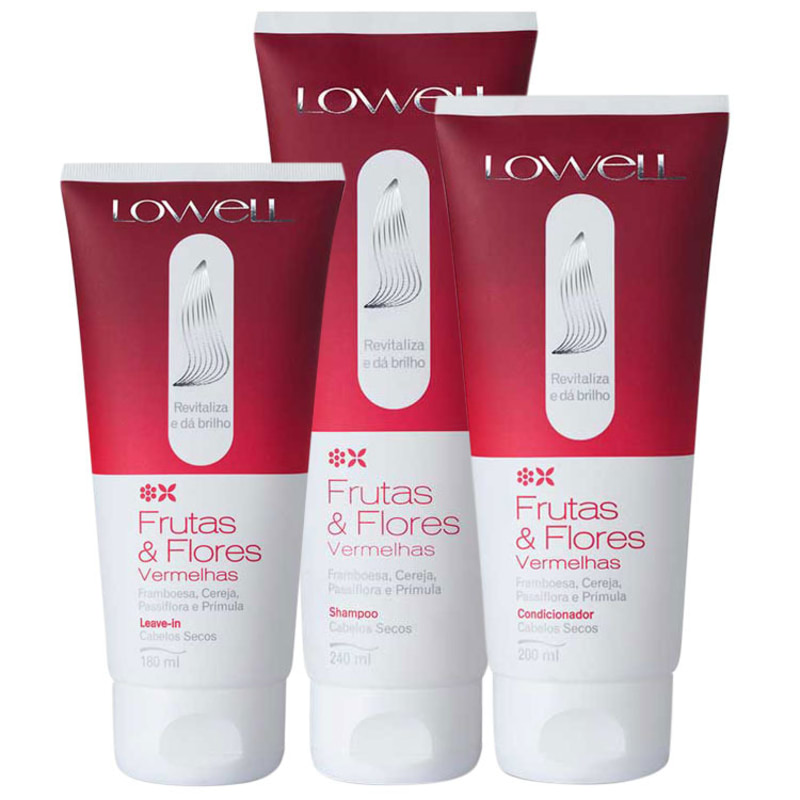 Lowell Frutas & Flores Vermelhas Trio Kit (3 Produtos)