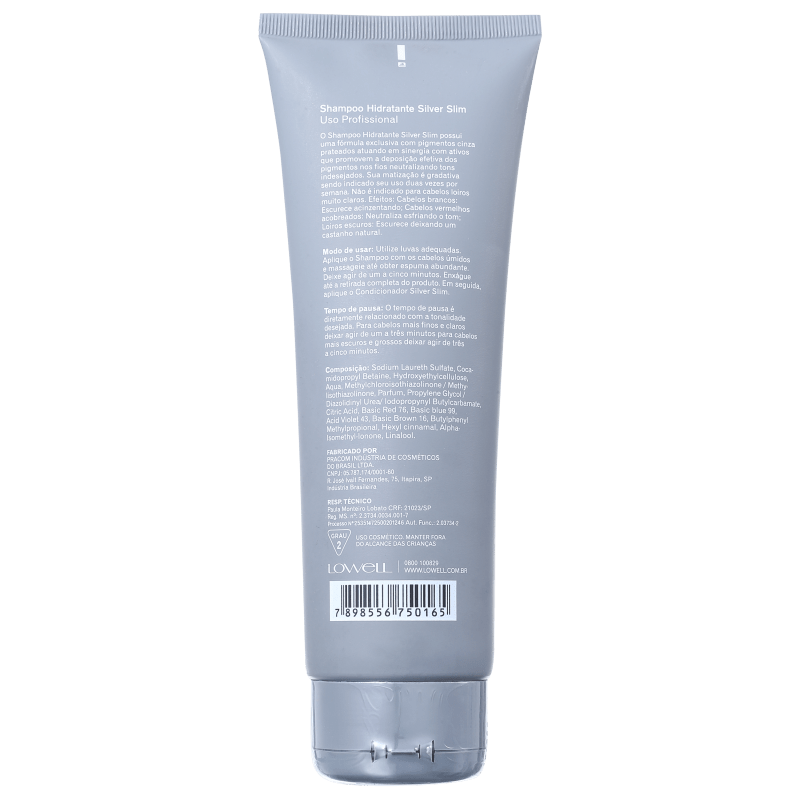 Lowell Siver Slim - Shampoo Hidratante 240ml