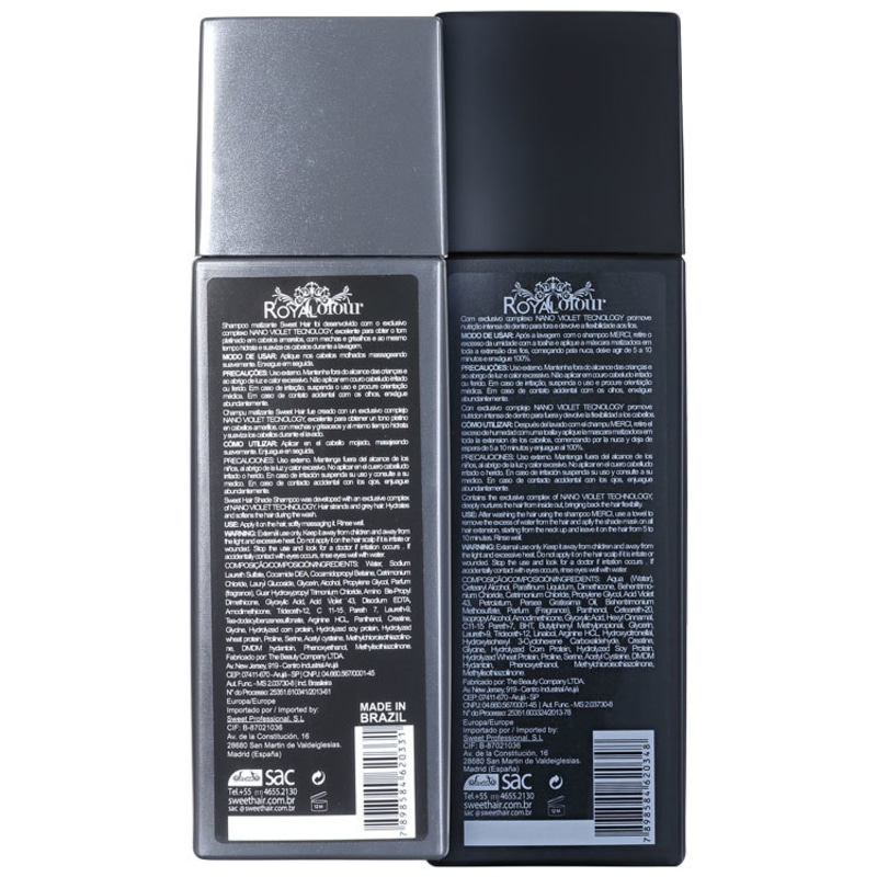Sweet Hair Kiss Me Platinum Silver Duo Kit (2 Produtos)