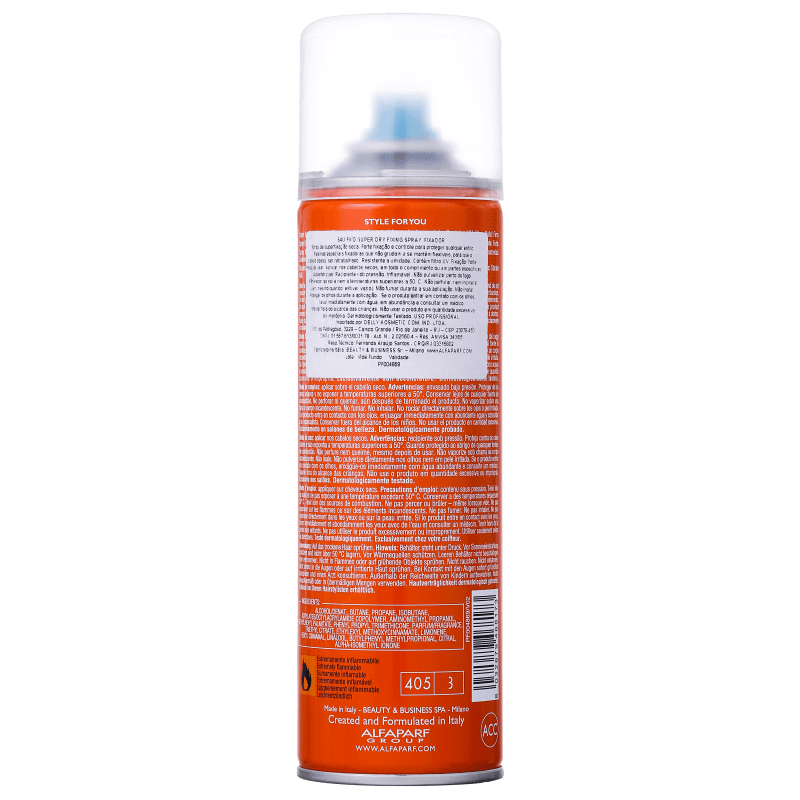 Alfaparf S4U Fx'D Super Dry Fixing Spray - Finalizador 300ml
