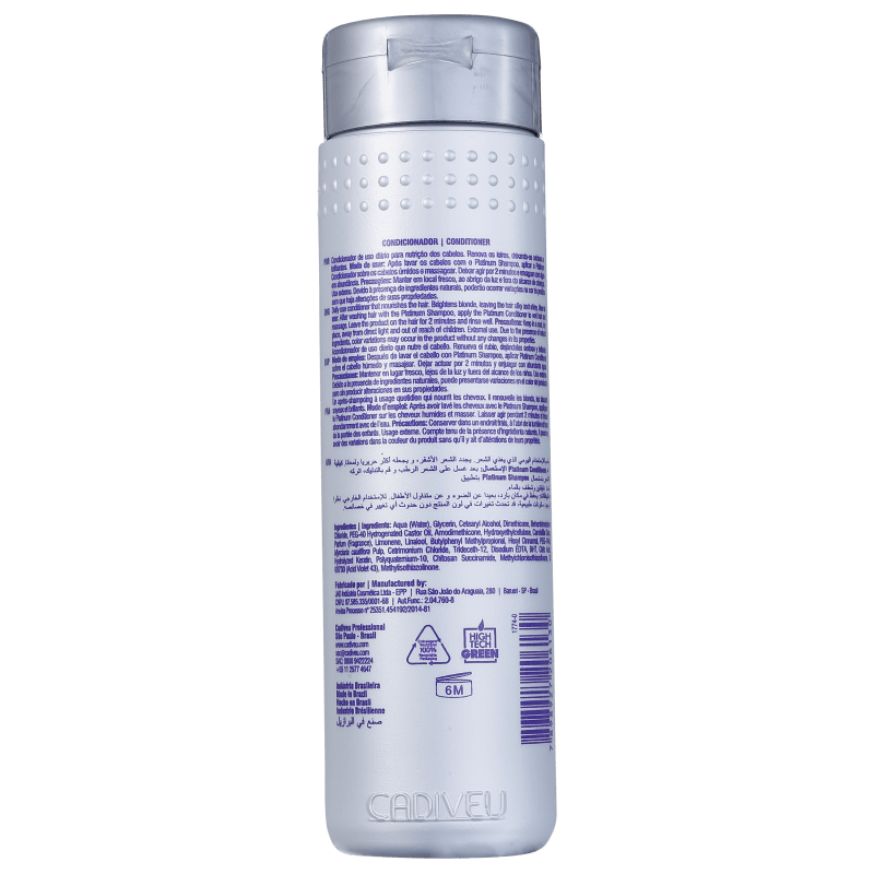 Cadiveu Professional Platinum - Condicionador 250ml