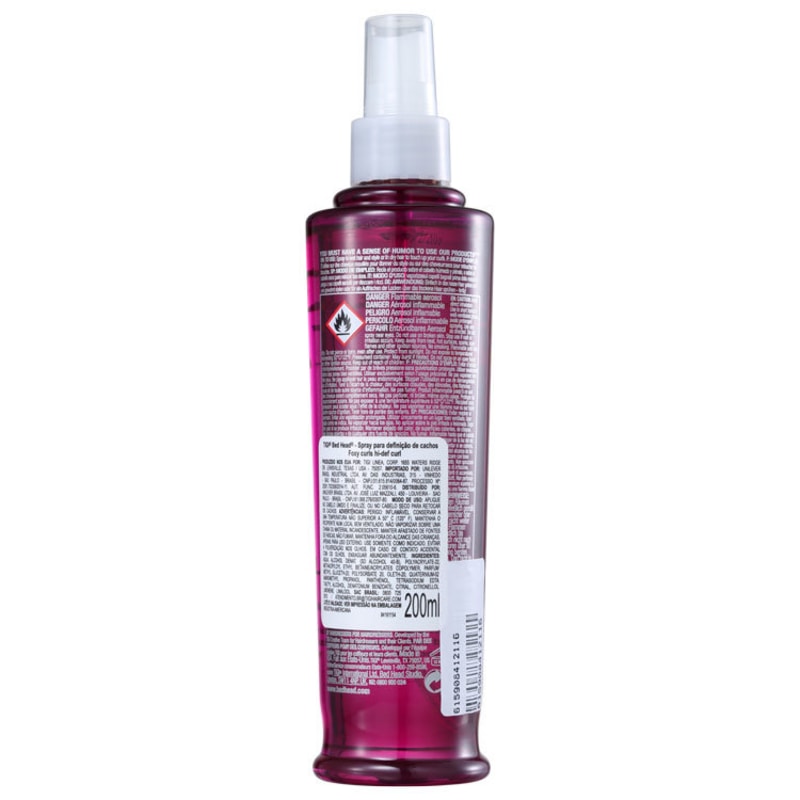 TIGI Bed Head Foxy Curls Hi-Def Curl Spray - Ativador de Cachos 200ml