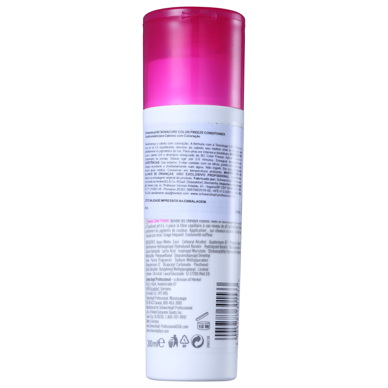 Schwarzkopf Professional BC Bonacure Color Freeze Conditioner - Condicionador 200ml