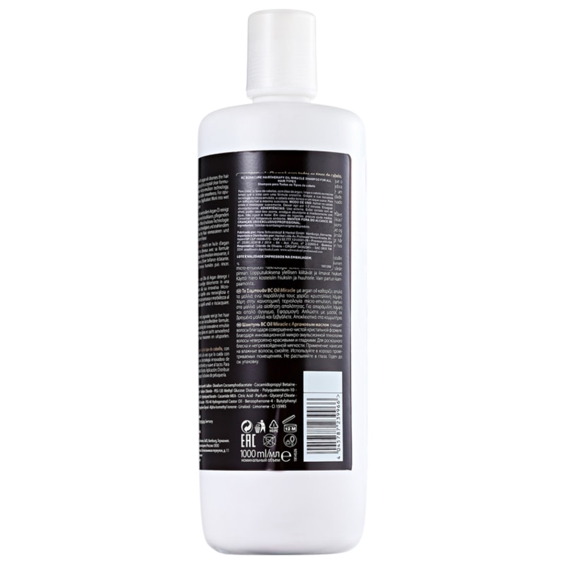 Schwarzkopf Professional BC Bonacure Oil Miracle - Shampoo 1000ml