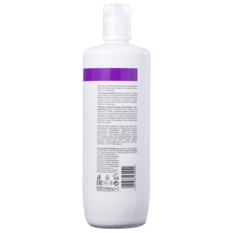 Schwarzkopf Professional BC Bonacure Smooth Perfect - Shampoo 1000ml