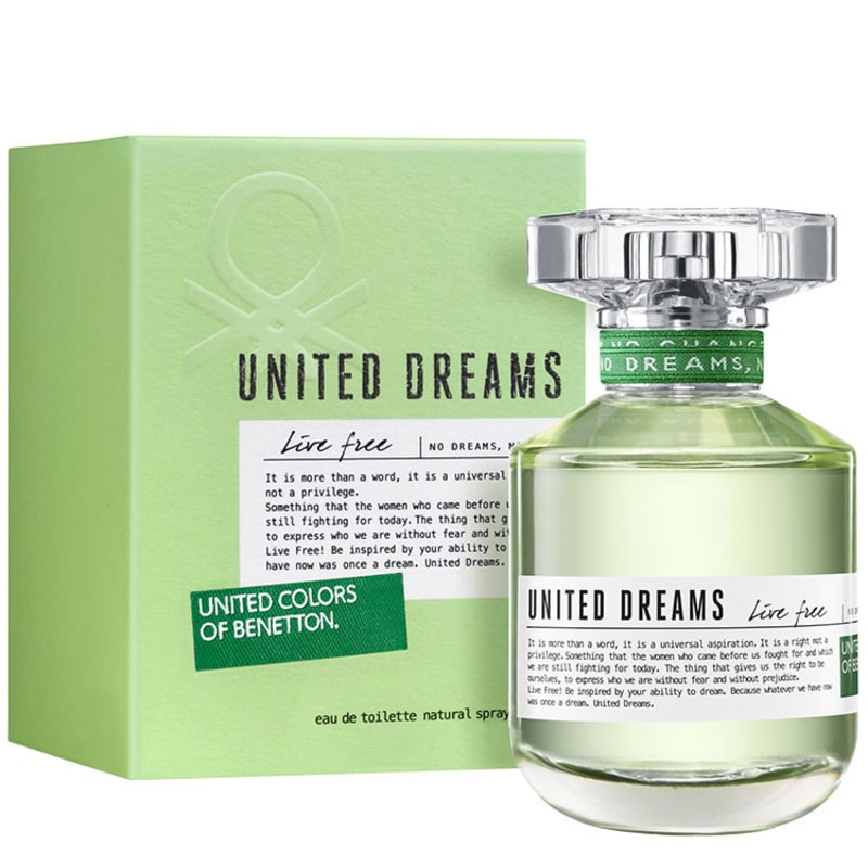 United Dreams Live Free Benetton Eau de Toilette - Perfume Feminino 50ml