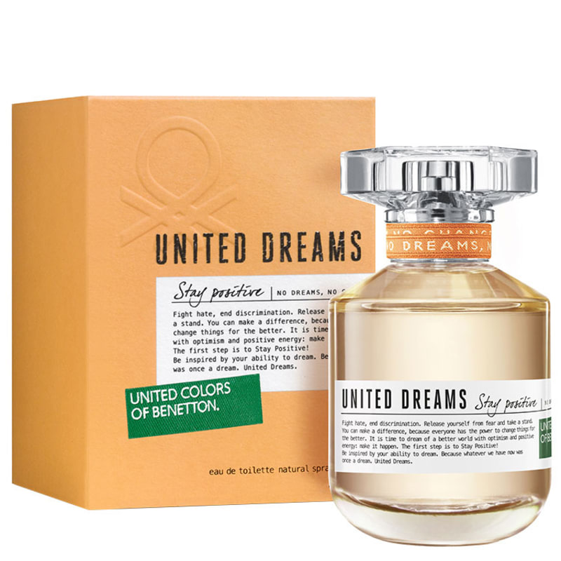 United Dreams Stay Positive Benetton Eau de Toilette - Perfume Feminino 50ml