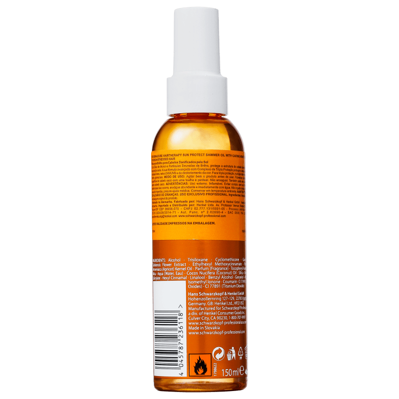Schwarzkopf Professional BC Bonacure Sun Protect Shimmer Oil -Spray de Brilho 150ml