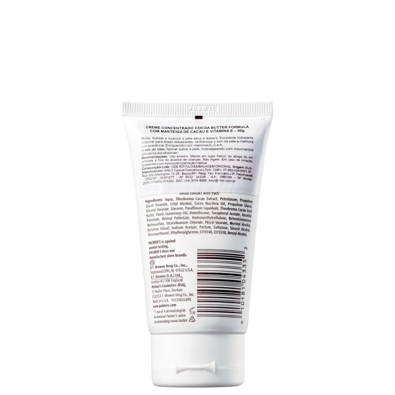 Palmer's Cocoa Butter Formula Softens & Relieves Rough, Dry Skin - Creme Hidratante 60g