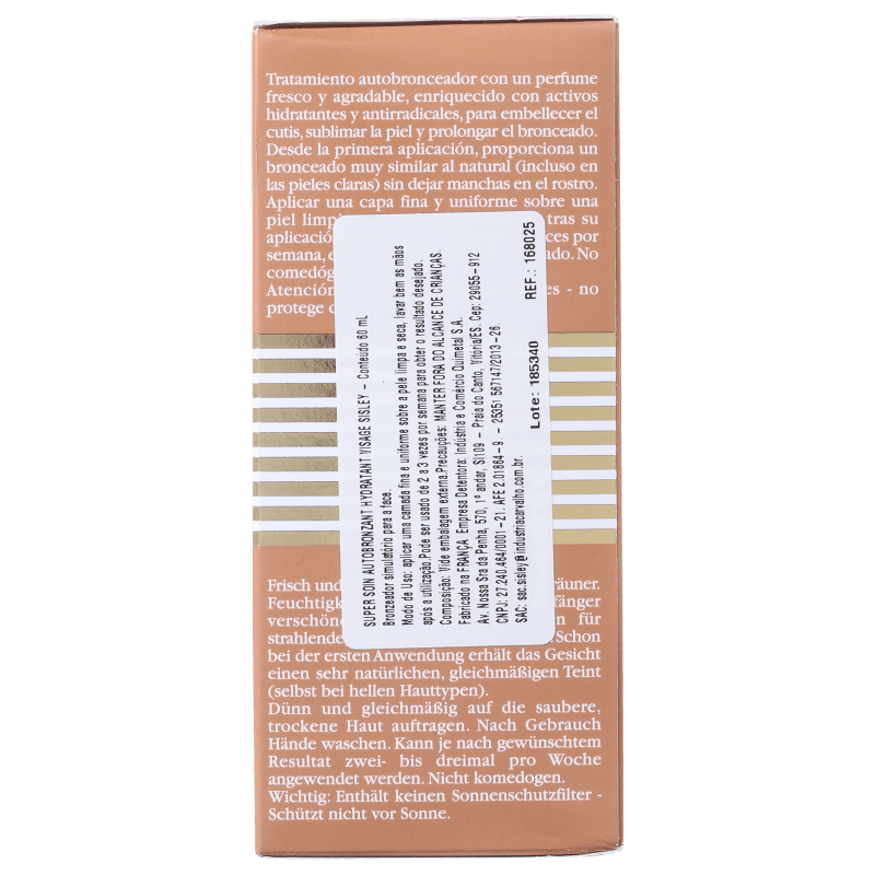 Sisley Super Soin Autrobranzant Hydratant Visage - Autobronzeador Facial 60ml